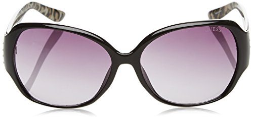 Guess GF0284_01B Gafas de Sol, Negro (Nero/leopardato), 60 para Mujer