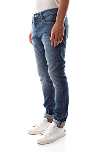 GUESS Men's Chris Jeans, Blue, 38x32