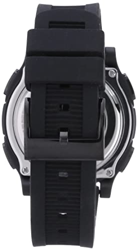 GUESS Men's Stainless Steel Quartz Watch with Silicone Strap, Black, 24 (Model: GW0225G3)