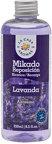 H HANSEL HOME Mikado Reposicion 250 Ml Sin Varillas (Lavanda, 1 Pc)