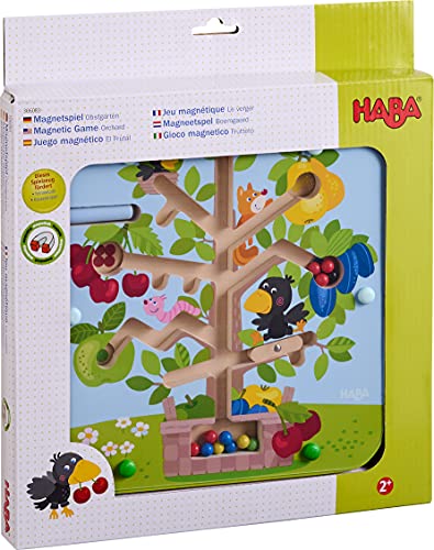 HABA- Juego Magnético El Frutal Cuervo Teo, Multicolor (306083)