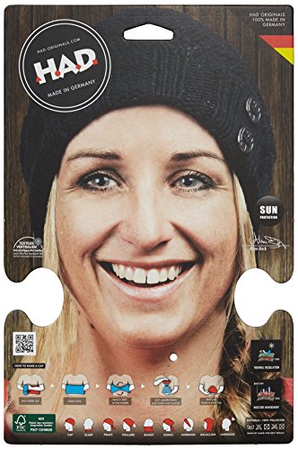 Had Pañuelo Head Accessoires Original, Edelweiss Fleece/Black WM (Tela Polar Flor de Las Nieves/Negro), Talla única, HA210-0273