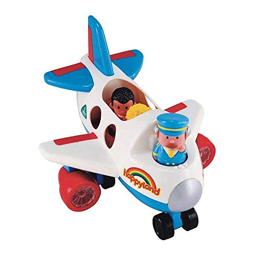 Happyland lights and sounds- FLY AND GO JUMBO AEROPLANE SET by Early Learning Centre