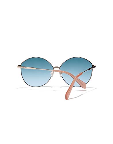 HAWKERS Bessie Gafas de Sol, Rose Gold · Blue Gradient, Talla única Unisex Adulto