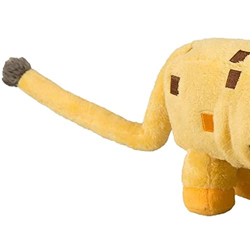 HDBCJGC Peluches Ocelot, Juguetes De Peluche Bonitos, Regalos, Juguetes De Peluche para Niños, Niñas Y Fanáticos De Los Juegos, 45 CM / 18"de Largo, Amarillo