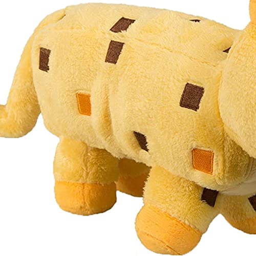 HDBCJGC Peluches Ocelot, Juguetes De Peluche Bonitos, Regalos, Juguetes De Peluche para Niños, Niñas Y Fanáticos De Los Juegos, 45 CM / 18"de Largo, Amarillo