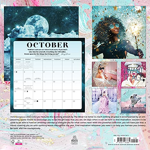 Hello Gorgeous 2022: 16-Month Calendar - September 2021 through December 2022