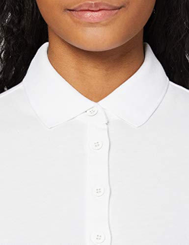 Helly Hansen Crew Pique 2 Camisa Polo, Mujer, Blanco, M