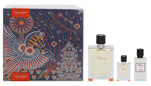 Hermes terre eau de toilette 100ml + eau de toilette 12ml + locion despues del afeitado 40ml