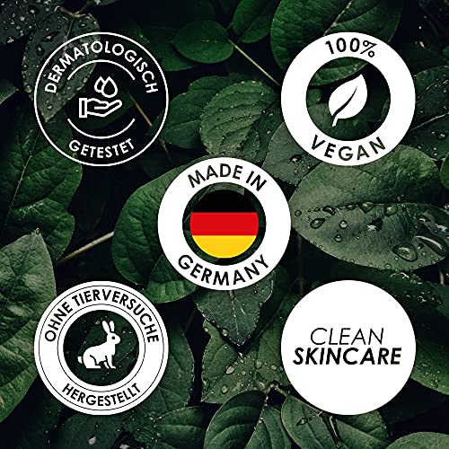 Hidratante facial natural con ácido hialurónico para hombres – Crema activadora antienvejecimiento contra la piel seca y las arrugas, 50 ml, de Groomed Rooster – MADE IN GERMANY