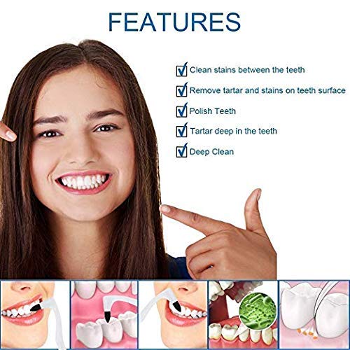 HOKIN Borrador de Manchas Dentales, Elimina la Placa y Las Manchas de Los Dientes – Blanqueador Dental Profesional, Quitamanchas Para Limpieza Dental, Removedor de Sarro de Dientes