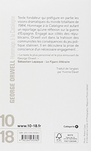 Hommage à la Catalogne (1936-1937) (Domaine étranger)