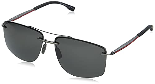 HUGO Boss 1033/F/S Gafas de Sol, rutenio Scuro Opaco, 64 para Hombre