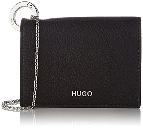 HUGO Damen Lexi Flap Cardholder Reisezubehör-Brieftasche, Black1, OneSize