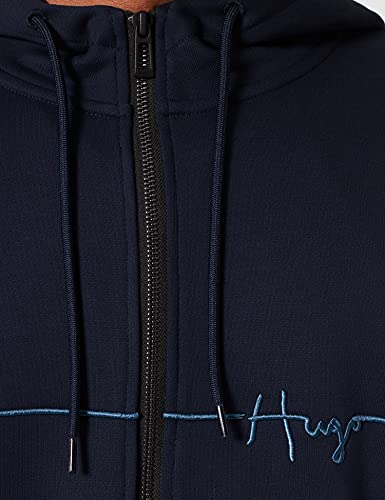 HUGO Dampari Sudadera con Capucha, Dark Blue 405, L para Hombre