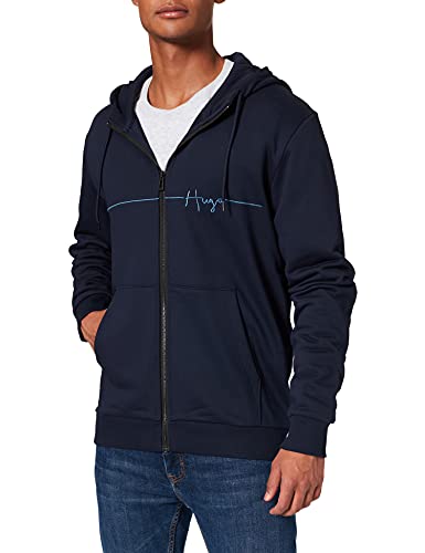 HUGO Dampari Sudadera con Capucha, Dark Blue 405, L para Hombre