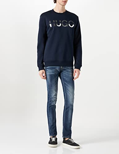 HUGO Derglas Sudadera, Dark Blue 405, S para Hombre