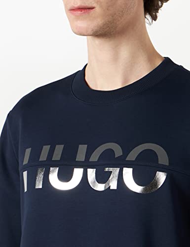 HUGO Derglas Sudadera, Dark Blue 405, S para Hombre