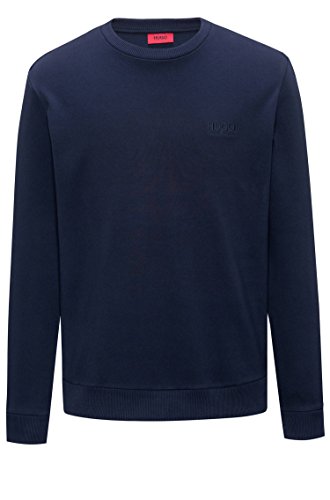 HUGO Drick Sudadera, Azul (Navy 410), Small para Hombre