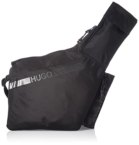 HUGO Kambat Res - Bolsa cruzada para hombre, color negro