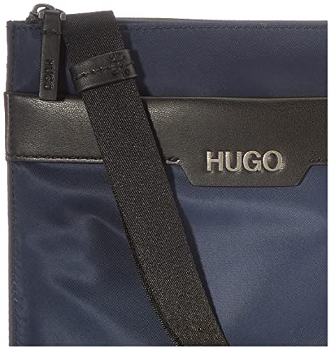 HUGO Luxown R_s Zip Env Crossbody Bag - Bolso bandolera para hombre, talla única, color Azul, talla Einheitsgröße