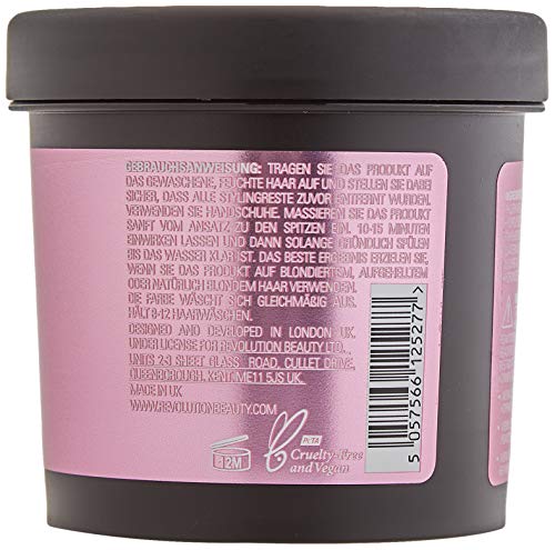 I Heart Revolution Rainbow Tones - Tinte semipermanente y acondicionador en uno, lavable con 8 - 12 lavados, vegano, reutilizable, 120 ml, rosa universo