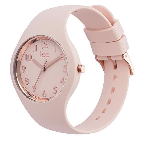 Ice-Watch ICE glam colour Nude, Reloj rosa para Mujer con Correa de silicona, 015330 (Small)