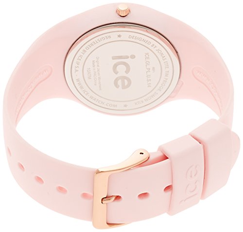 Ice-Watch ICE glam pastel Pink lady, Reloj rosa para Mujer con Correa de silicona, 001069 (Medium)