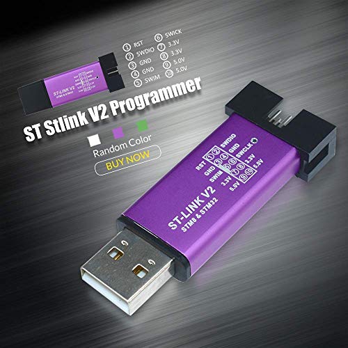 ICQUANZX Unidad de programación ST-Link V2 Mini STM8 STM32 Emulator Downloader M89 Aleatorio