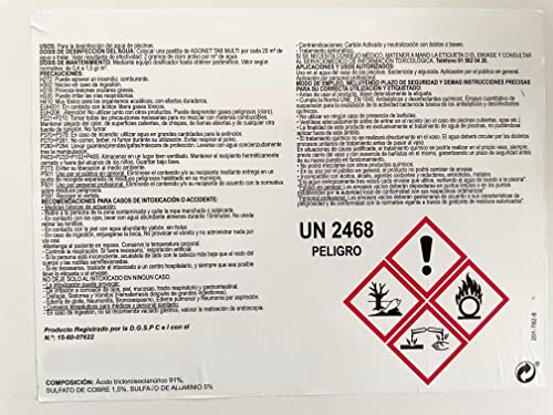 iFONT Cloro 10 acciones | Mantenimiento de Piscina | Especial Minipiscinas | Tratamiento Multiacción | Formato 2 kg | Pastillas 20gr | POOLiberica