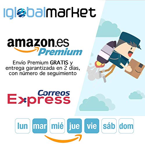 iGlobalmarket [Pack Ahorro - 3 Unidades] Protector de Pantalla Huawei P8 Lite 2017, Vidrio Templado, sin Burbujas, Alta Definicion, 9H Dureza, Resistente a Arañazos