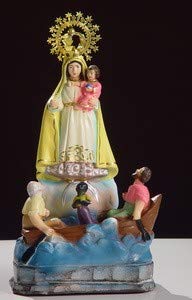 Imagen virgen de Caridad del Cobre (Ochun) (Oshun) 20 cm escayola