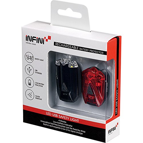 Infini Twinpack Lava Light Black-Pack de 2 Tazas, Color, Unisex Adulto, Rojo y Negro, Talla única