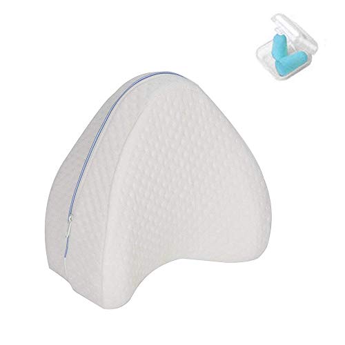 Inslife Almohada Ortopédica para Pierna y Rodilla, Espuma con Memoria, Alivia el Dolor de Espalda, Cadera y Articulaciones, Soporte para el Tobillo y la Rodilla – Almohadilla para Dormir de Lado