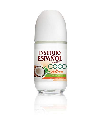 Instituto Español Desodorante de Coco Roll-On, Blanco, Fruity