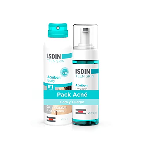 ISDIN ACNIBEN Pack Limpiador Purificante Espuma y Acniben Body. Cuidado Corporal de las Pieles Grasas o con Tendencia Acneica