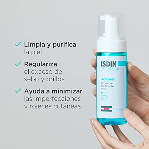 ISDIN ACNIBEN Pack Limpiador Purificante Espuma y Acniben Body. Cuidado Corporal de las Pieles Grasas o con Tendencia Acneica