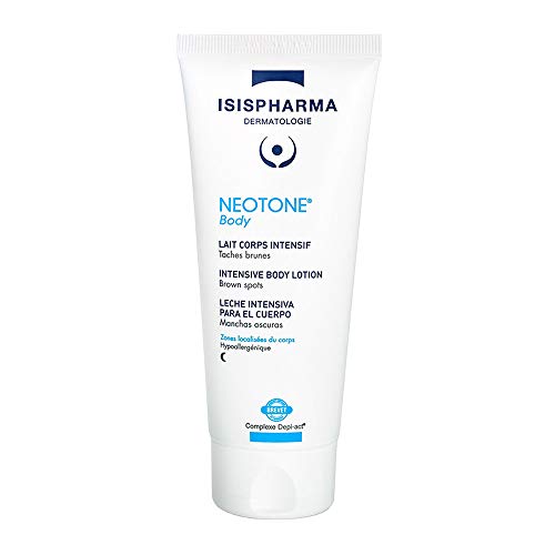 Isispharma Neotone Body - Leche corporal intensiva, para manchas Pigmentarias, tratamiento de noche, para pieles sensibles, 100 ml