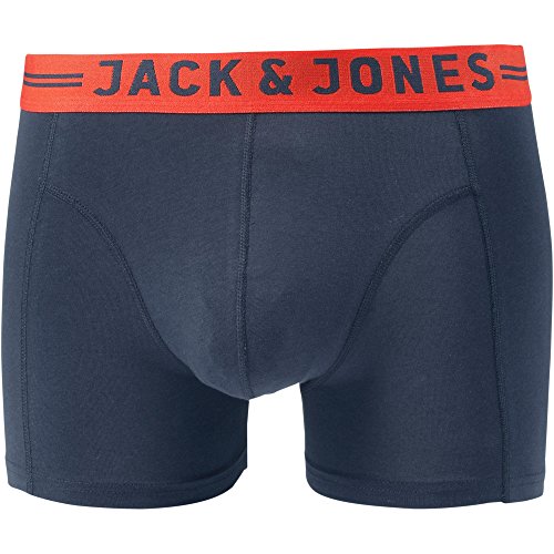 JACK & JONES JACLICHFIELD TRUNKS 3 PACK, Bóxer Hombre, Multicolor (Burgundy), X-Large