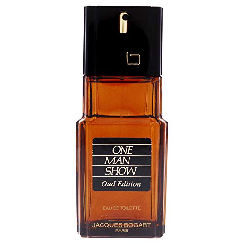 Jacques Bogart One Man Show Agua de Toilette Vaporizador Para Hombres, Oud Edición, Multicolor, 100 ml/3.4 oz (140017)