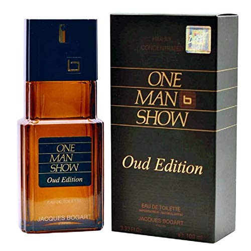 Jacques Bogart One Man Show Agua de Toilette Vaporizador Para Hombres, Oud Edición, Multicolor, 100 ml/3.4 oz (140017)