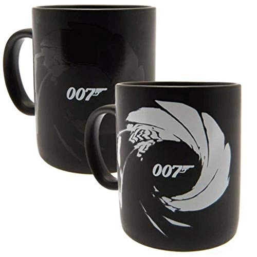 James Bond SCMG25416 - Taza termorreactiva (315 ml), diseño de James Bond 007