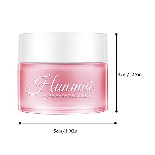 Jelly Pore Base Gel Cream, Face Pore Primer Invisible, Primer de Maquillaje hidratante, Oil-Control Pink Isolation Cream Piel Suave