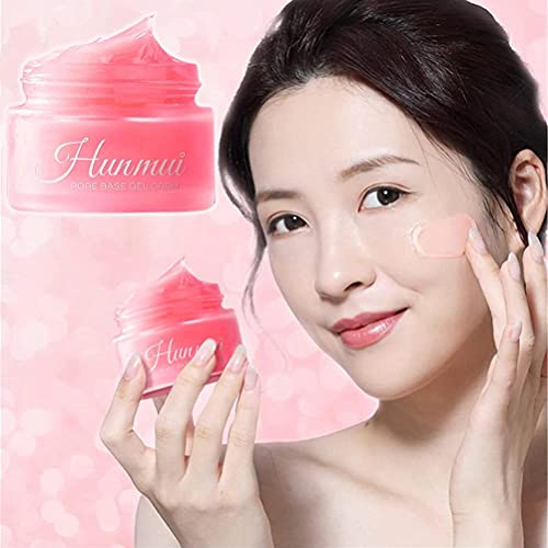 Jelly Pore Base Gel Cream, Face Pore Primer Invisible, Primer de Maquillaje hidratante, Oil-Control Pink Isolation Cream Piel Suave