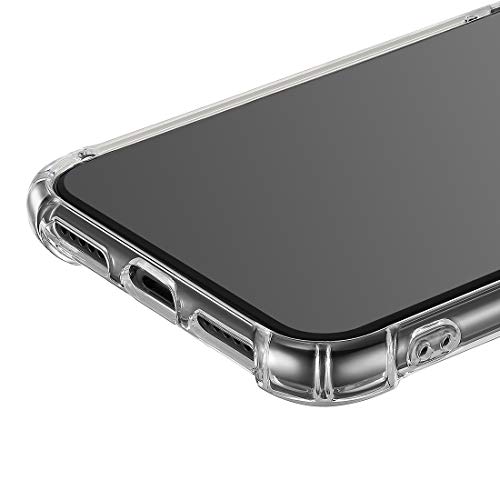 Jenuos Funda iPhone X/iPhone XS, Transparente Suave Silicona Protector TPU Anti-Arañazos Carcasa Cristal Caso Cover para Apple iPhone X/XS iPhone 10 - Transparente (IX-TPU-CL)