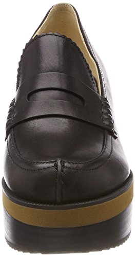 Jil Sander Iconic, Mocasines Mujer, Negro (Nero), 38.5