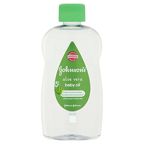 Johnson's Baby Aceite de aloe vera, 300 ml, paquete de 6