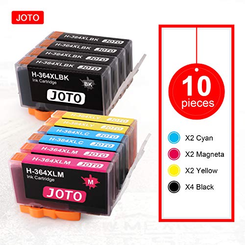 JOTO 364XL Cartuchos de tinta Reemplazo para 364XL 364 XL Alta Capacidad Compatible con Photosmart 7510 5520 5510 5511 5512 5514 5515 7520 5522 5524 6510 6520 6512