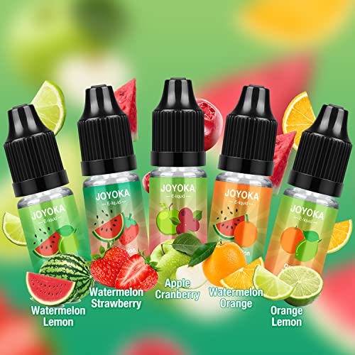 Joyoka 14x10ml Vaper Liquido Premium Ecig Vape Juice E Liquido E Juice Sabores jugosos 70/30 Eliquid para E Cig Cigarrillo Electrónico Vape Pen Box Mod Starter Kit Sin Nicotina