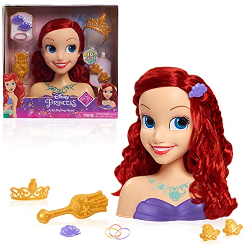 JP Disney Styling JPL87252 Disney Princess Ariel Styling Head, Multicolor